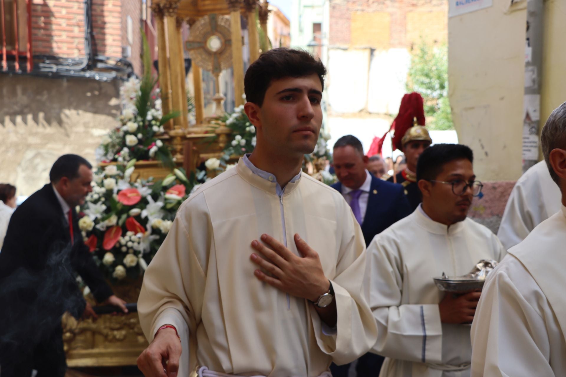 Las imágenes de la procesión del Corpus en León