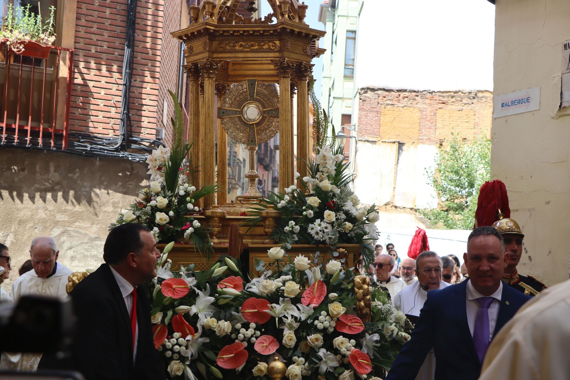 Las imágenes de la procesión del Corpus en León