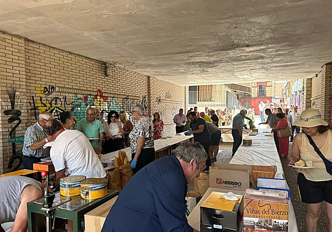 Degustación de escabeche y vino