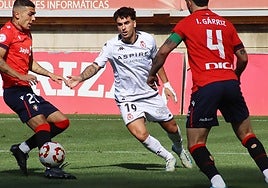 Antón Escobar, en un partido con la Cultural.