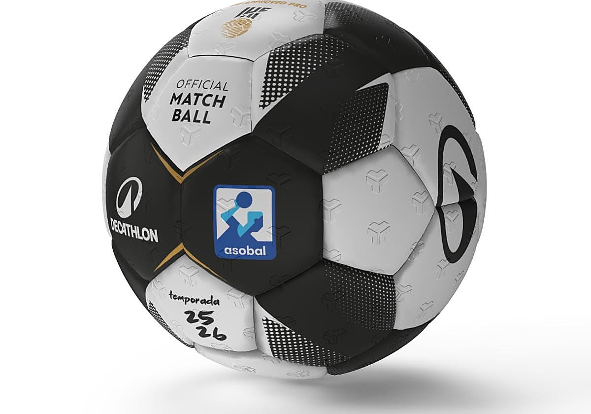 Nuevo balón de la Liga Asobal.