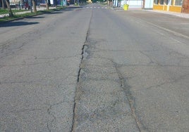 Estado de los viales autonómicos que cruzan por Santa María del Páramo.