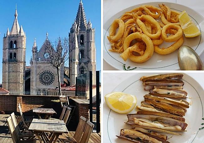 Las vistas y los distintos platos que se sirven en el establecimiento de La Terraza Camarote.