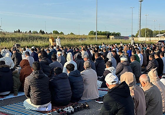 Rezo de la fiesta del Cordero en León.