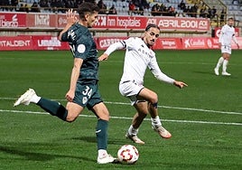 Txus Alba, en un partido con la Cultural.