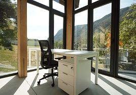 Imagen del coworking ubicado en Caboalles.