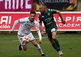 Bicho, en un partido con la Cultural.