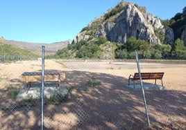 Las balsas en Santa Lucía.