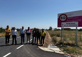 Recepción de las obras de la carretera.