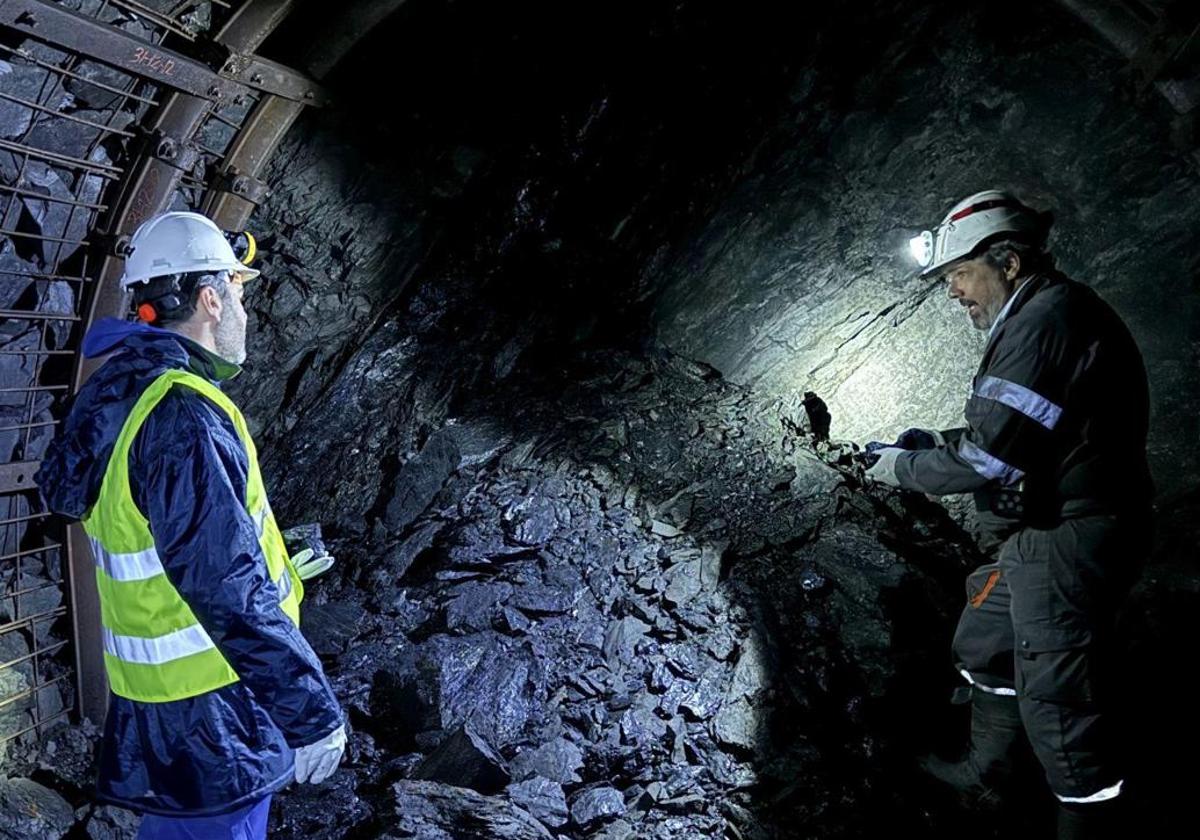 Interior de una explotación minera.