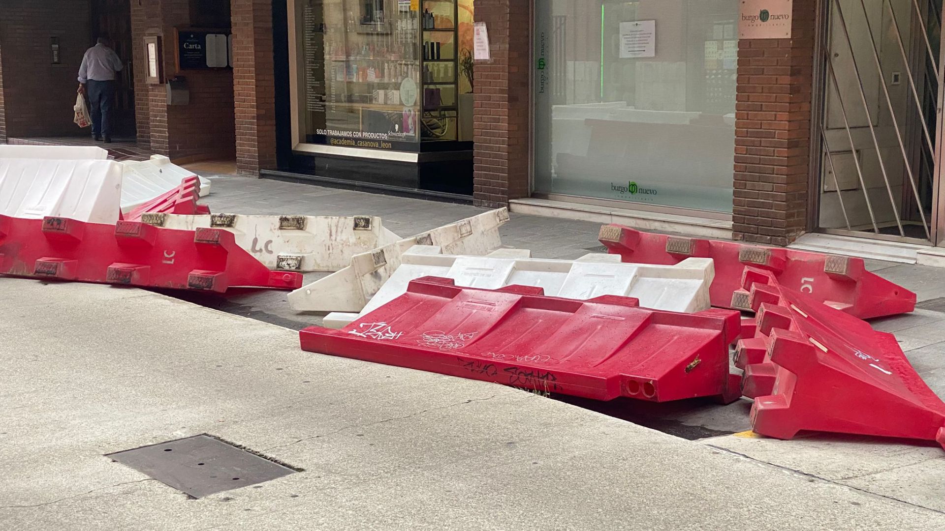 Las imágenes de la espectacular tormenta de granizo que ha caído en León