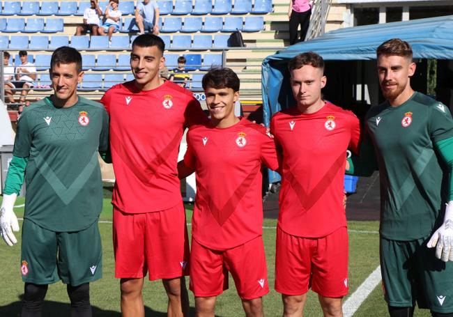 Los cinco fichajes de la Cultural en el primer entrenamiento.