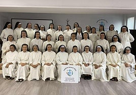 Las misioneras de la congregación.