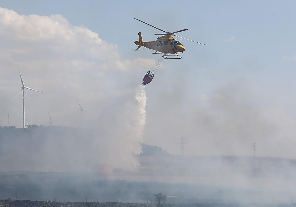 Imagen de archivo de un incendio forestal.
