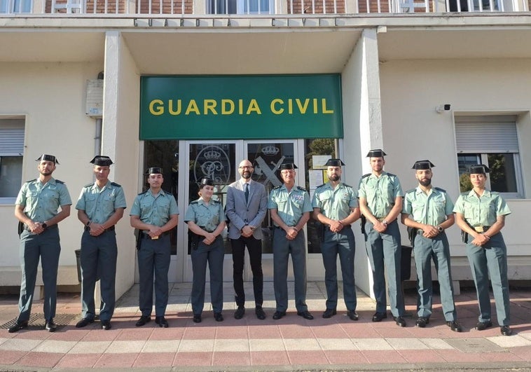 Ocho nuevos agentes en prácticas llegan a la Guardia Civil de León