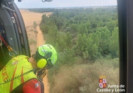 Localización del desaparecido, sin vida, en Chozas de Abajo.