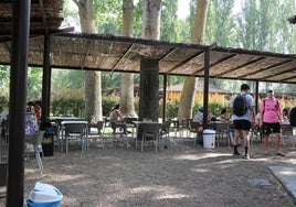 Imágenes de la terraza de La Candamia.
