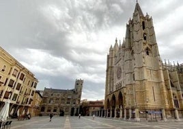 Cielos nublados en la ciudad de León.