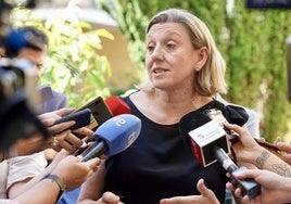 Isabel Blanco eeste viernes en Astorga.