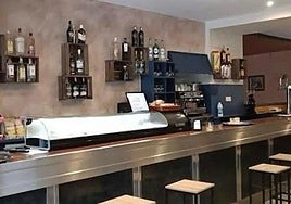 Barra de un bar en la provincia de León.