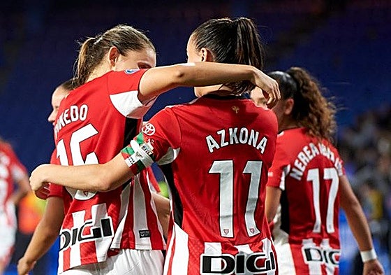 Equipo femenino del Athletic Club.
