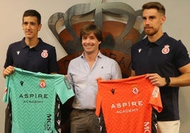 Edgar Badía y Arnau Rafús en la presentación de la Cultural.