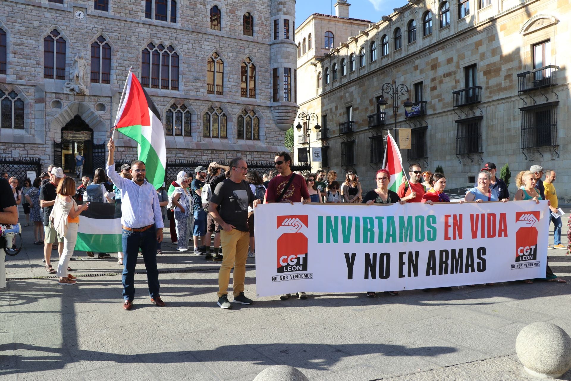 Colectivos de León se movilizan en apoyo de Palestina