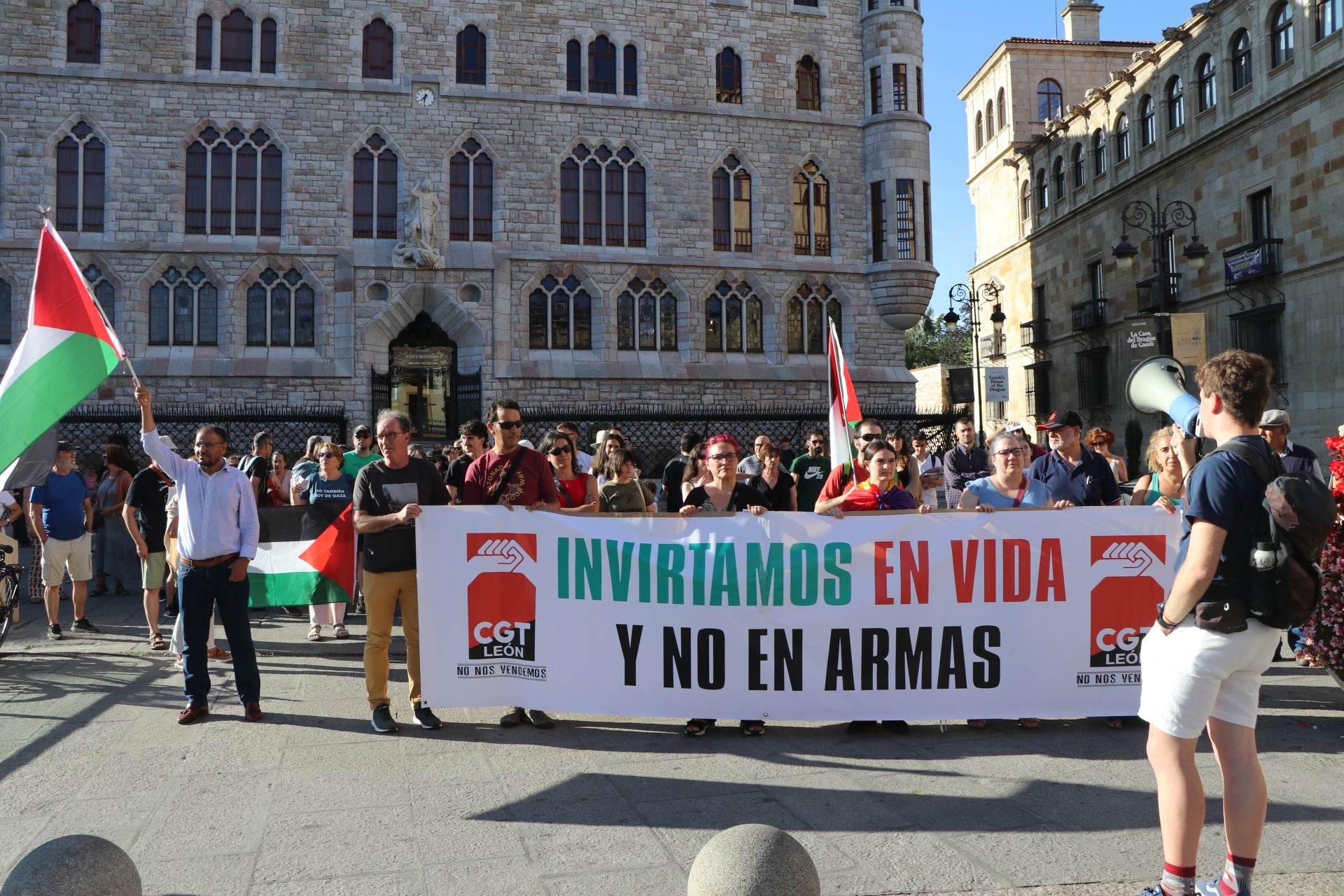 Colectivos de León se movilizan en apoyo de Palestina