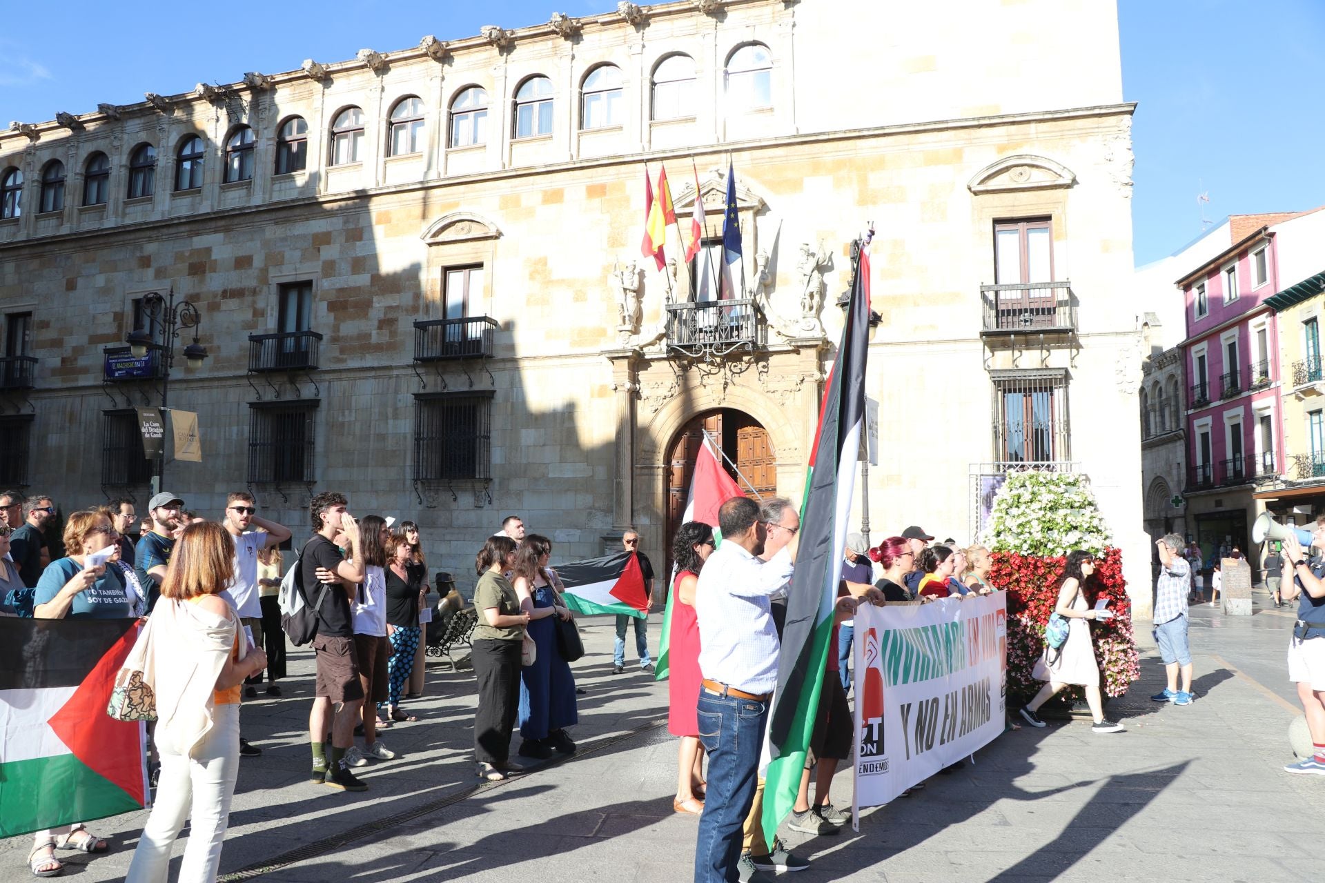 Colectivos de León se movilizan en apoyo de Palestina