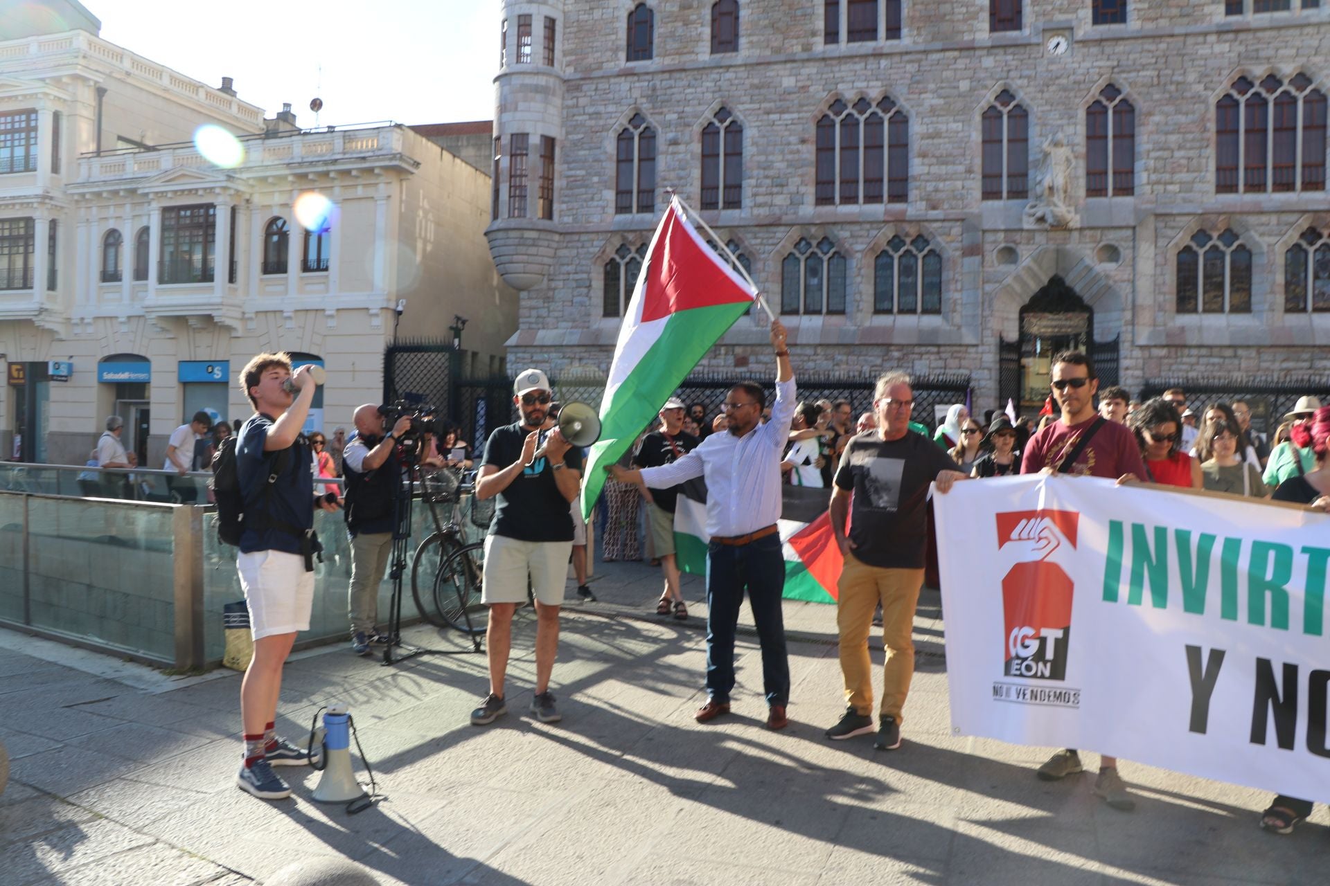 Colectivos de León se movilizan en apoyo de Palestina