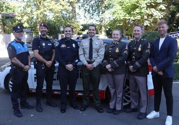 Tú a Wisconsin, yo a León: cinco policías de Estados Unidos y Alemania patrullan la ciudad