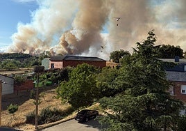 Incendio forestal en Ferreras de Cepeda