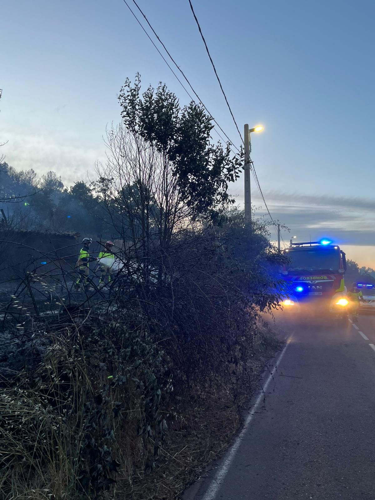 Las imágenes del incendio de Ferreras