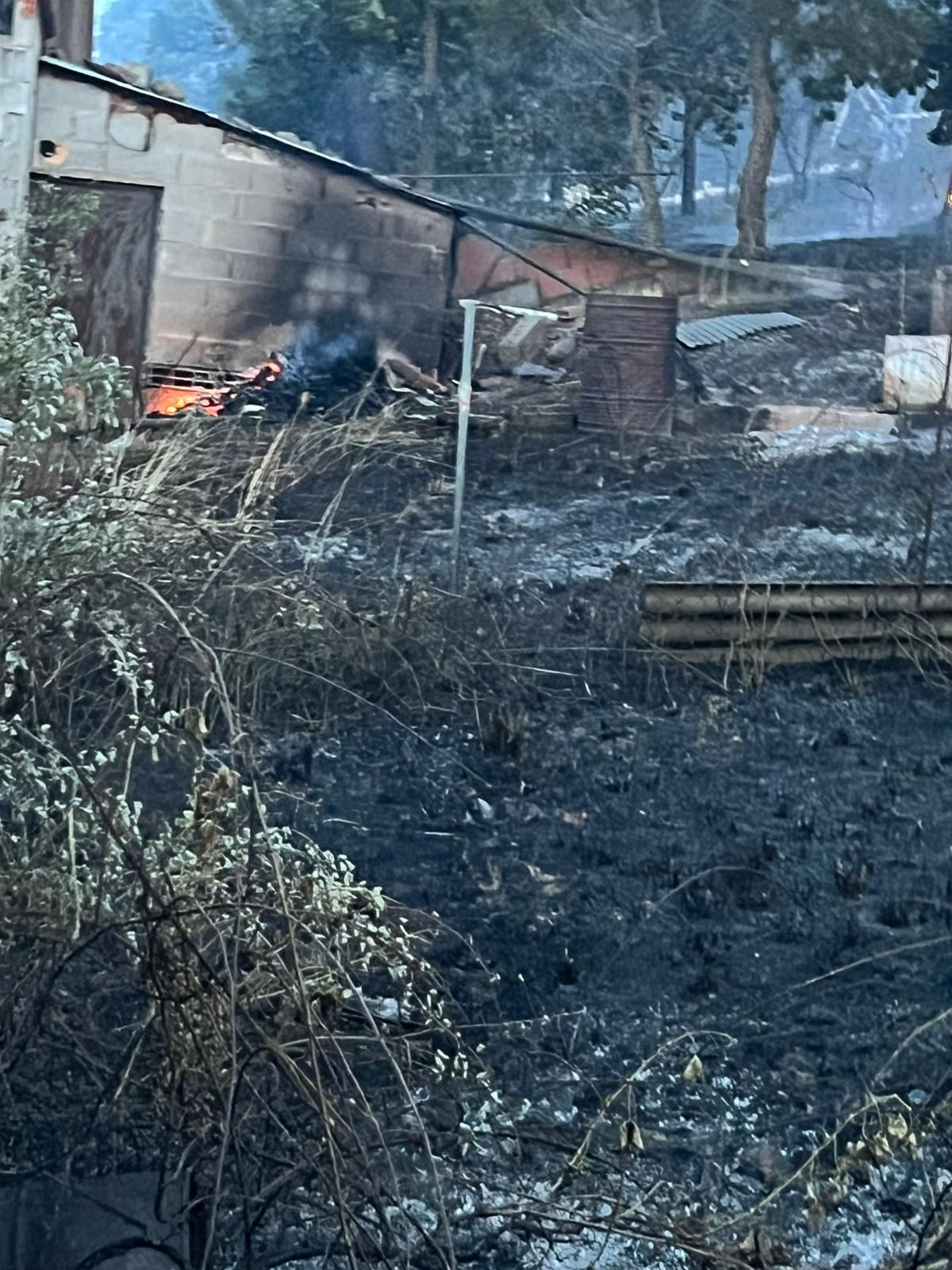 Las imágenes del incendio de Ferreras