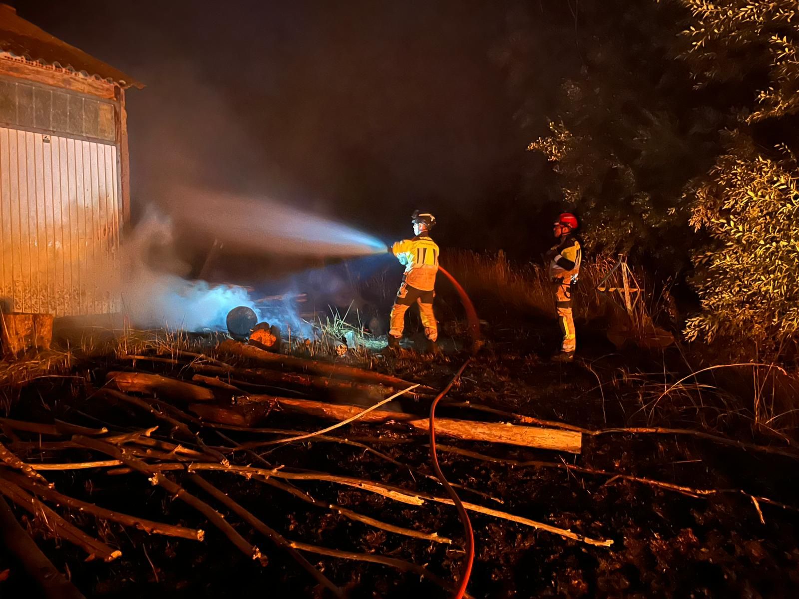 Las imágenes del incendio de Ferreras