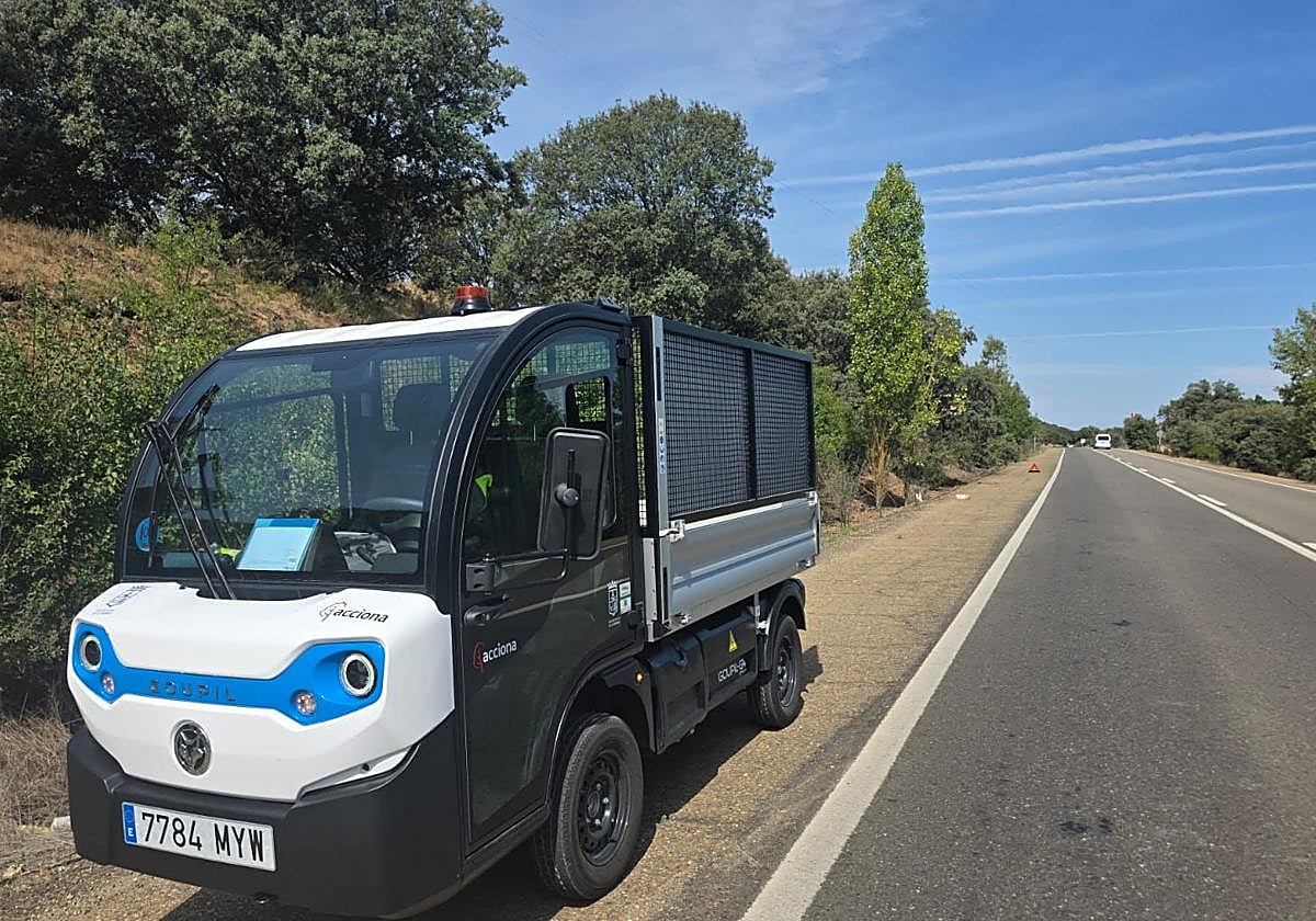 Imagen del vehículo de limpieza.