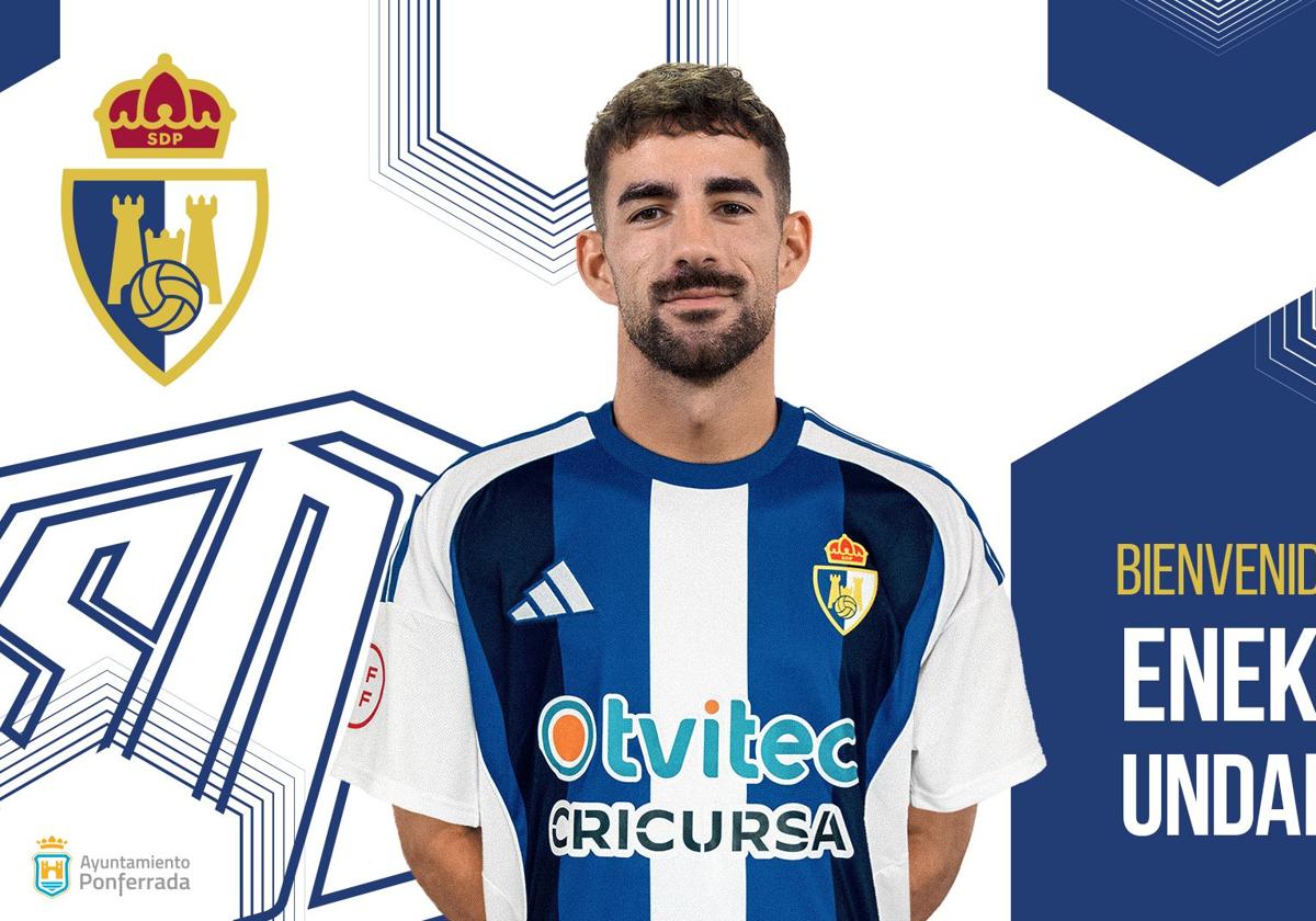 Eneko Undabarrena nuevo centrocampista de la Ponferradina.