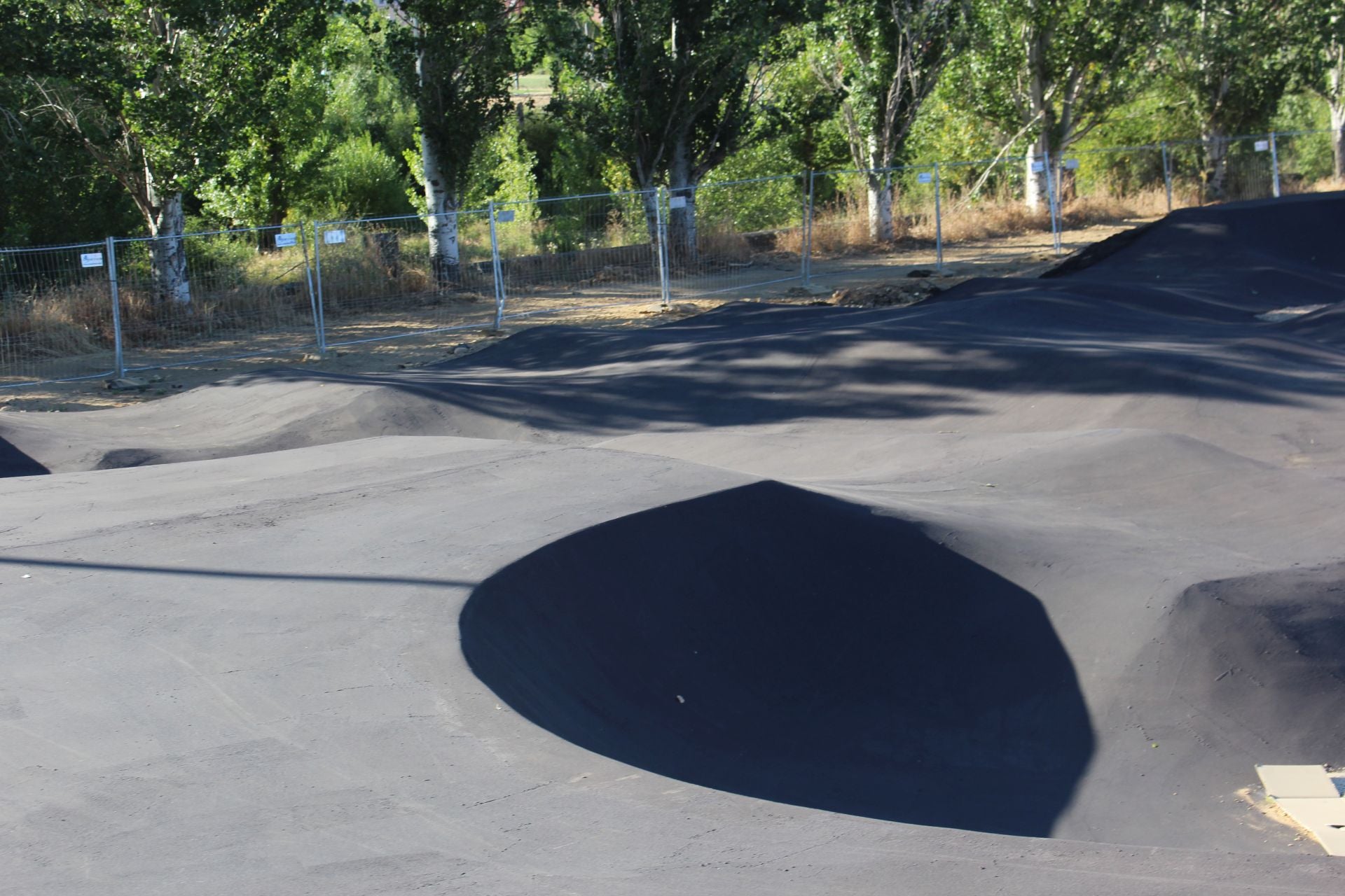 Las obras de la pista de &#039;pumptrack&#039; en Puente Castro
