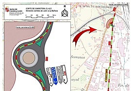 Plano de la glorieta.