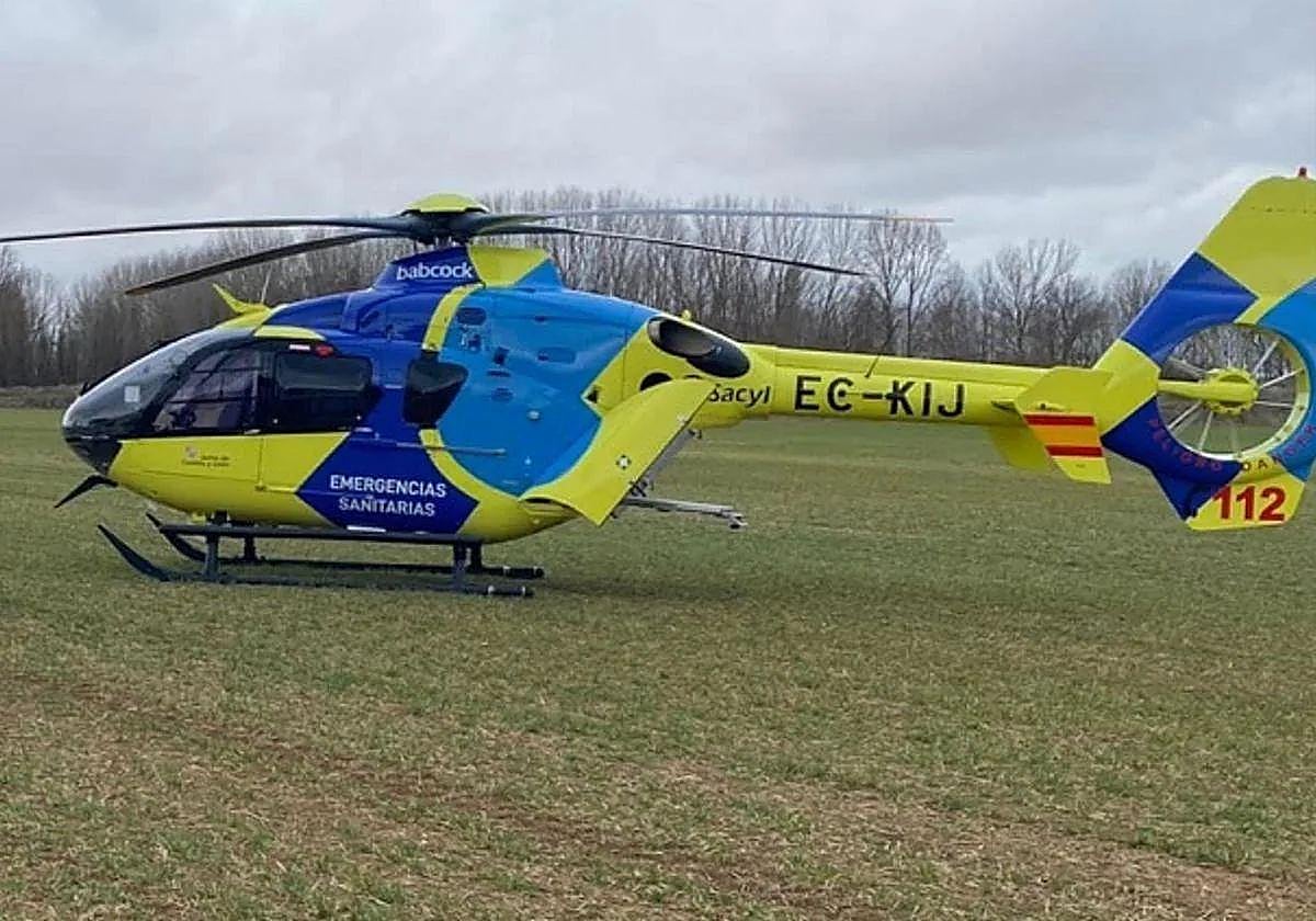 Helicóptero de emergencias.