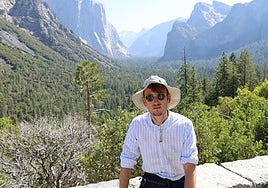 El investigador en un entorno natural.