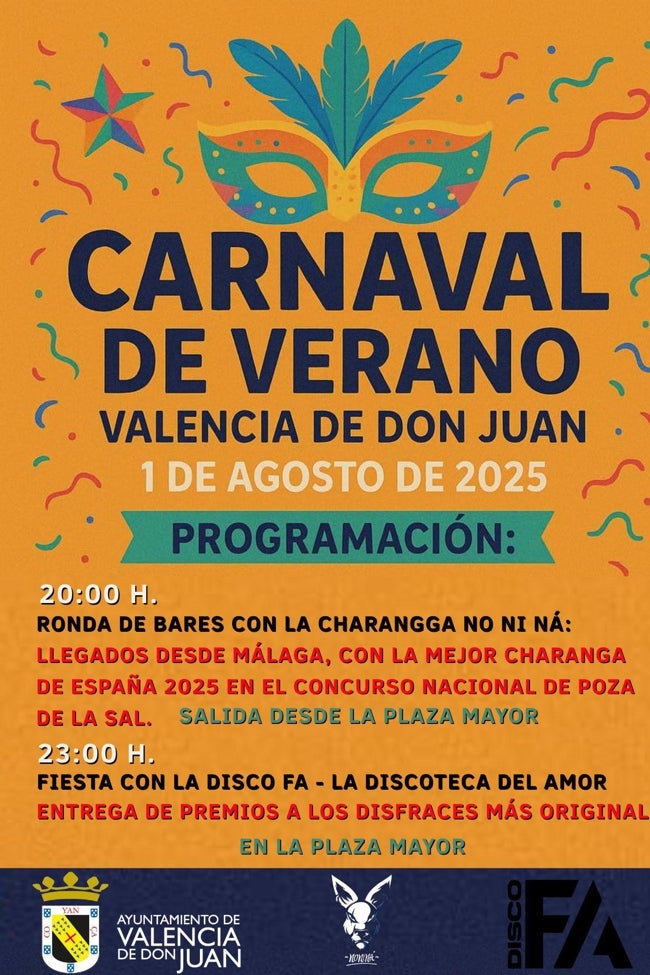 Programación Carnaval de Verano