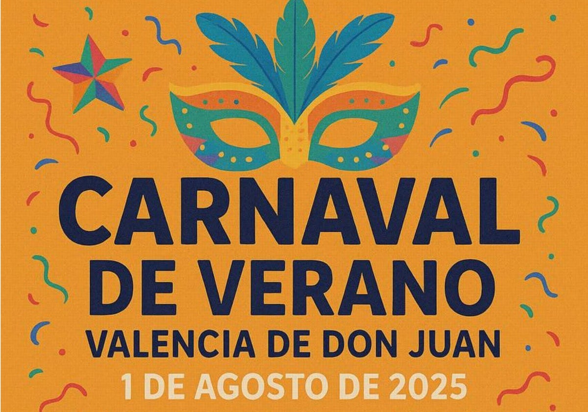 Cartel carnaval de verano