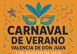 Cartel carnaval de verano