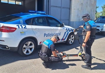 Denuncian a dos menores borrachas y circulando con su patinete en San Andrés