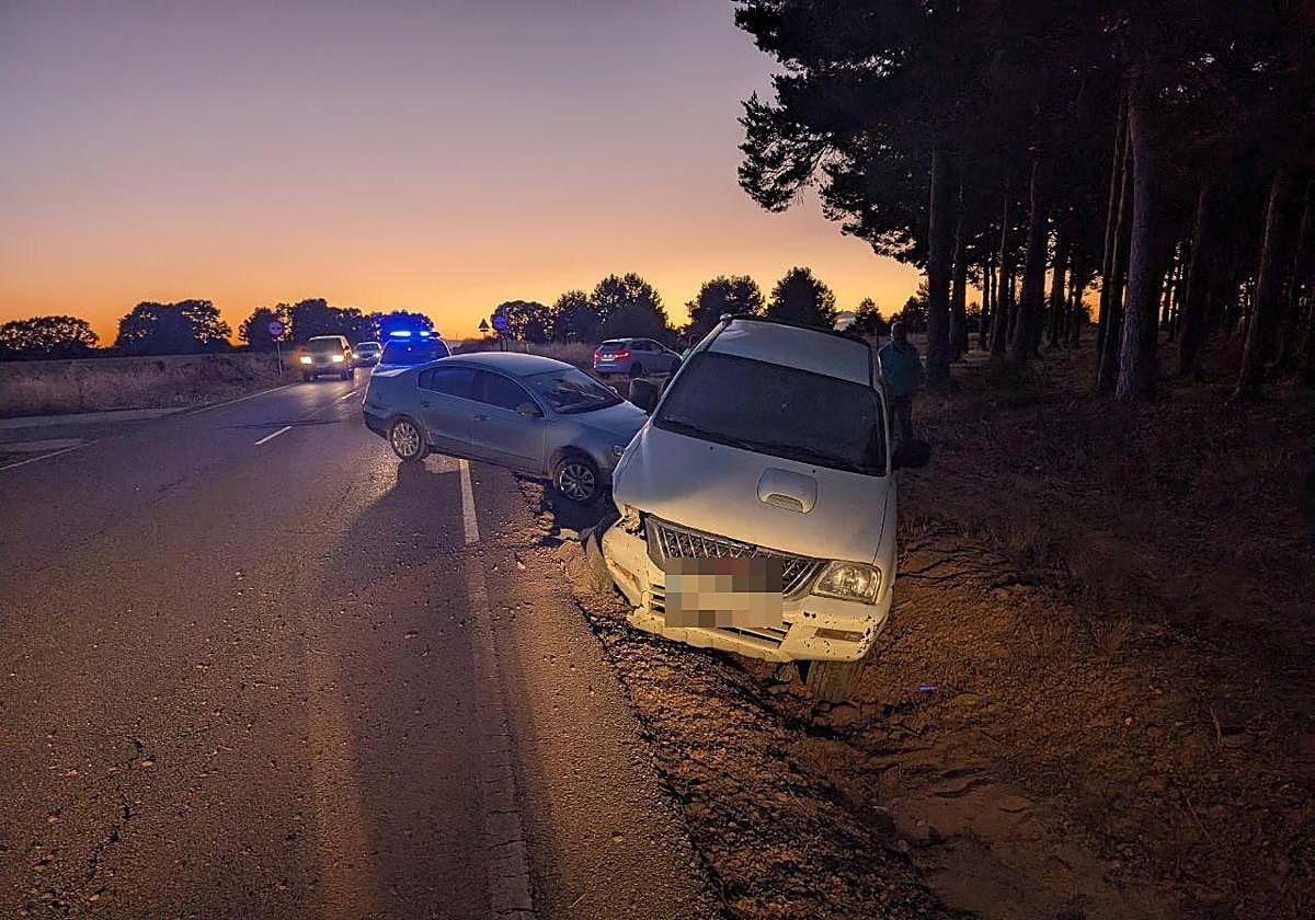 Accidente en la LE-460.