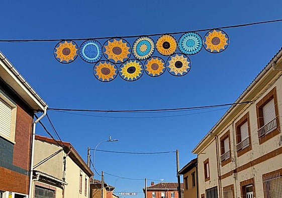 Una de las decoraciones del pueblo.