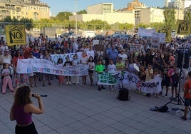 Protestas en la tarde de este miércoles.