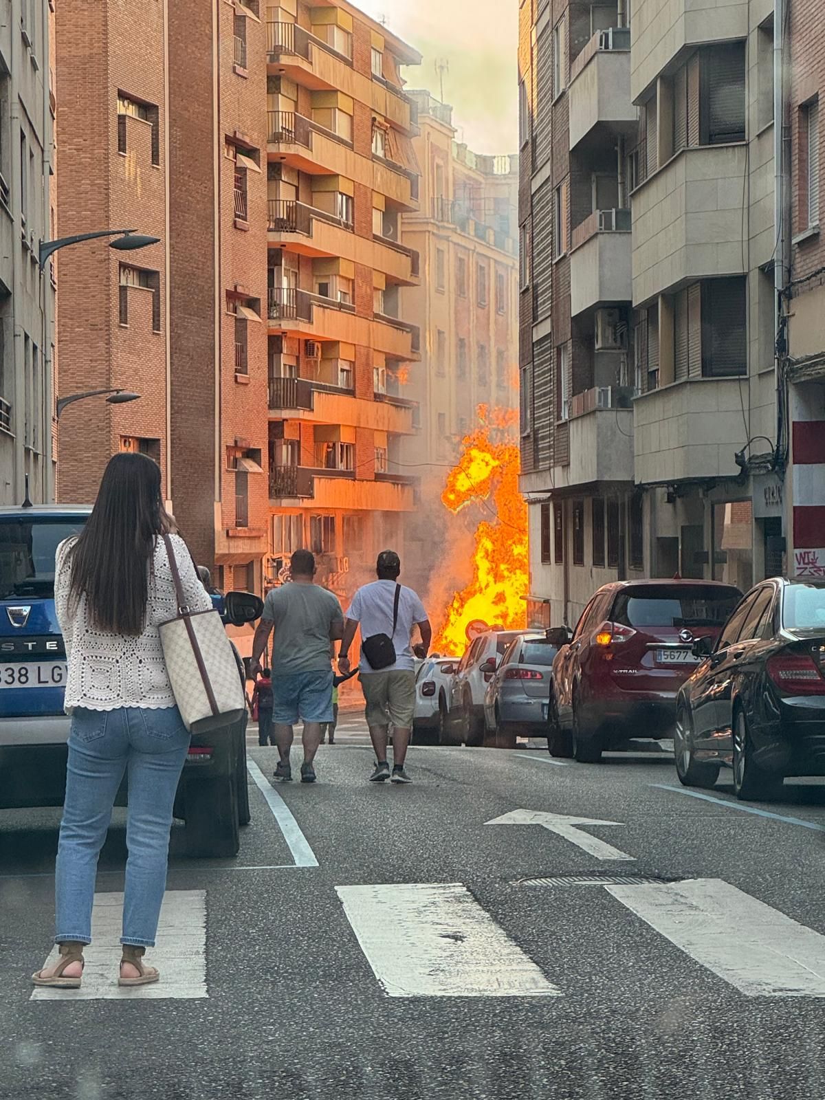 Las imágenes de la explosión de gas en Zamora