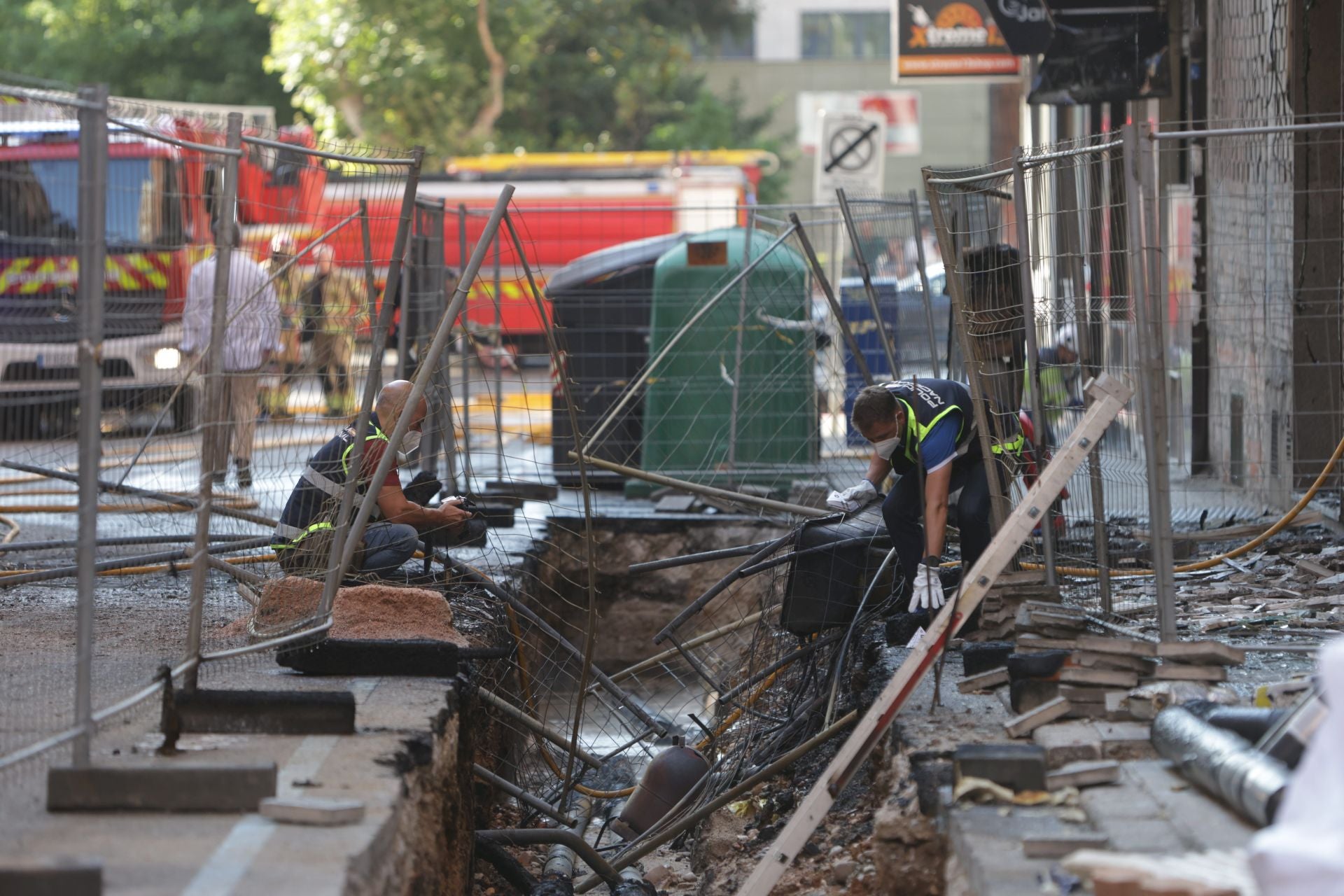 Las imágenes de la explosión de gas en Zamora